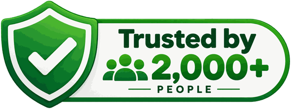 Trusted by 2,000+ people